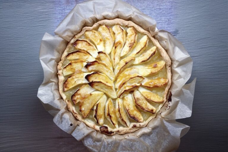 Apfelkuchen aus Frankreich: Tarte aux pommes