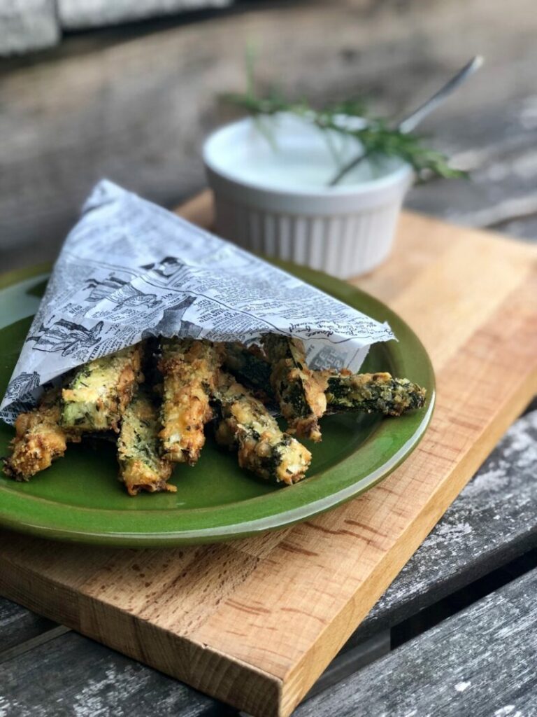 Zucchinipommes mit Grana Padano