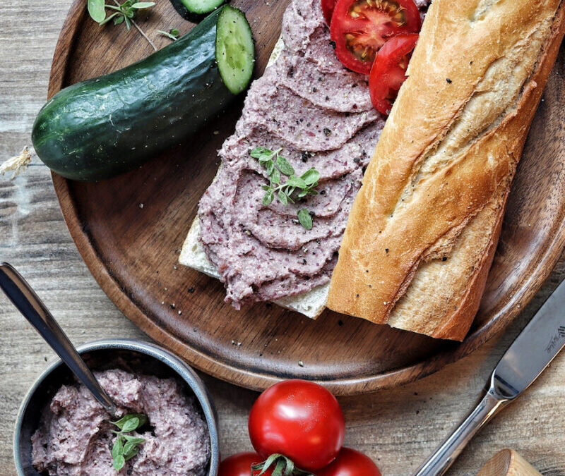 Vegane Leberwurst mit Tofu