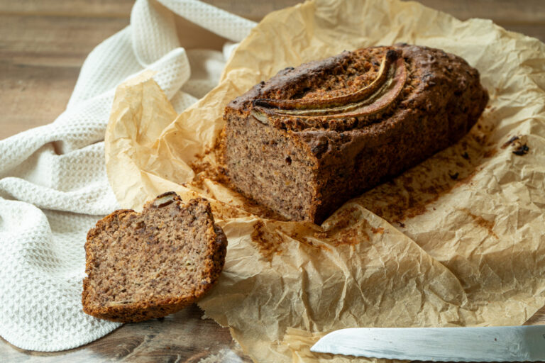 Veganes Bananenbrot: Saftig & Schokoladig