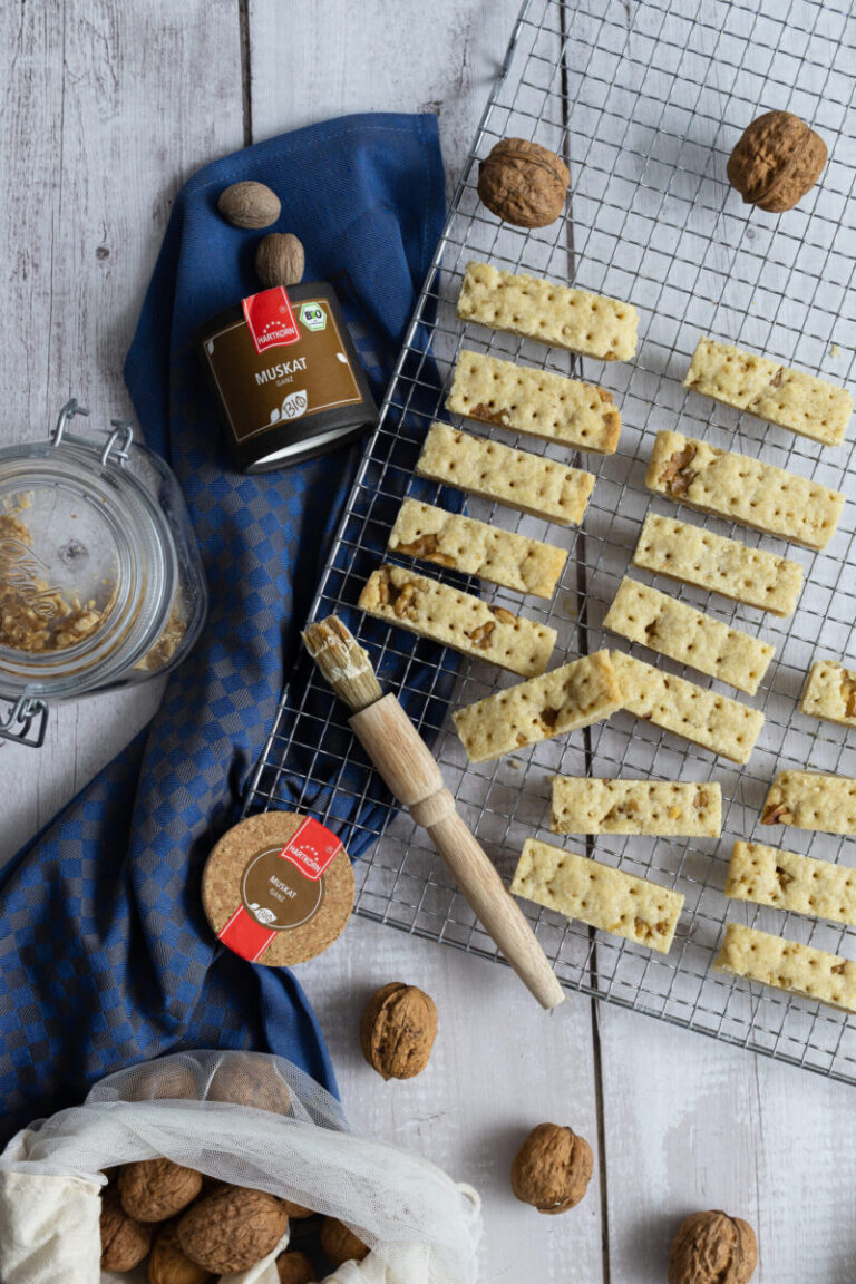 Shortbread mit Walnüssen