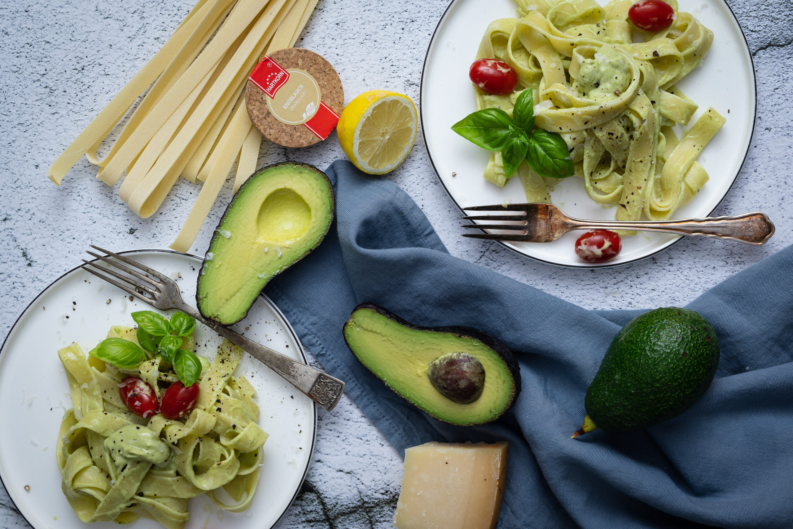 Pasta mit Avocado-Zitronencreme_1