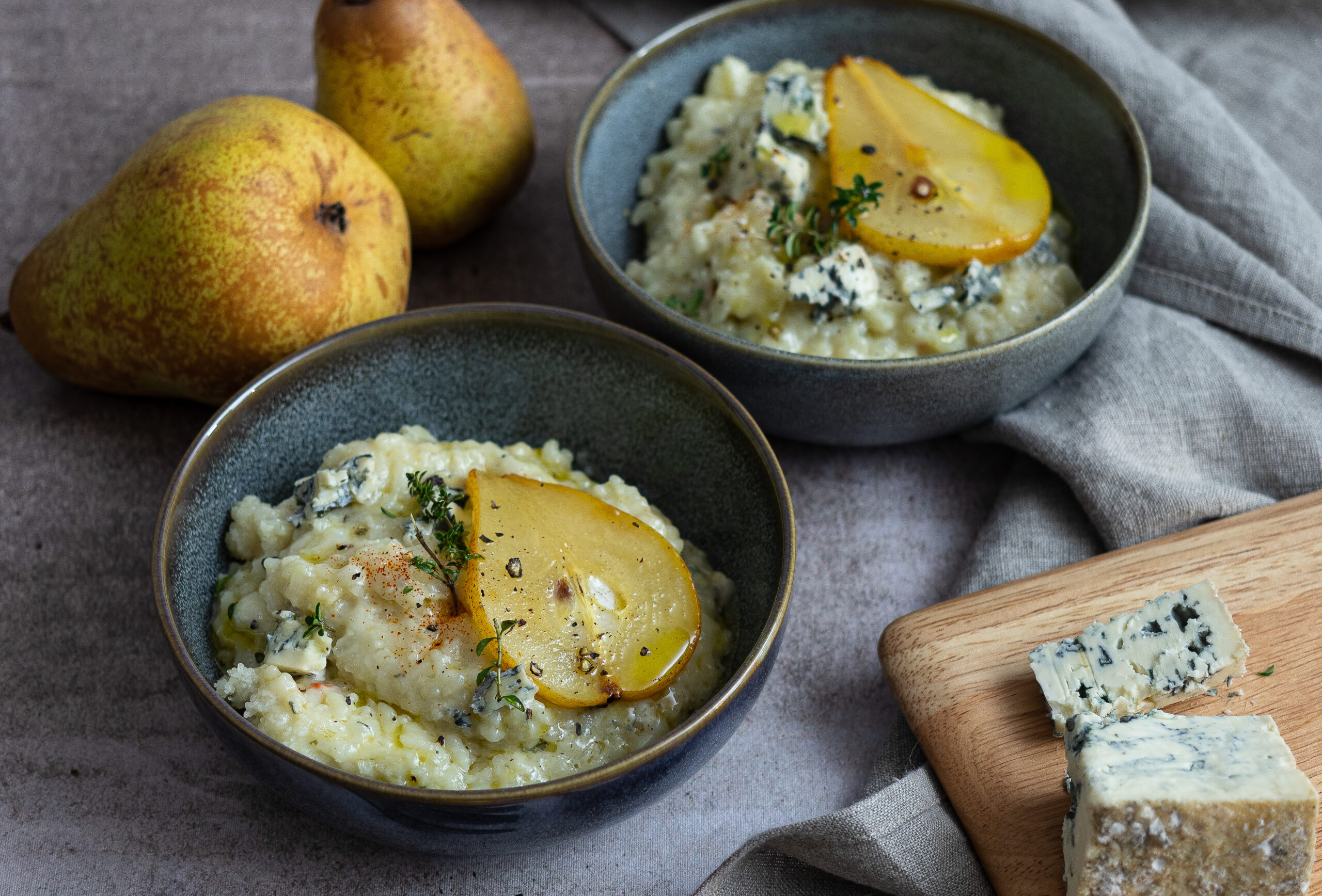 Risotto mit Blauschimmelkäse_1