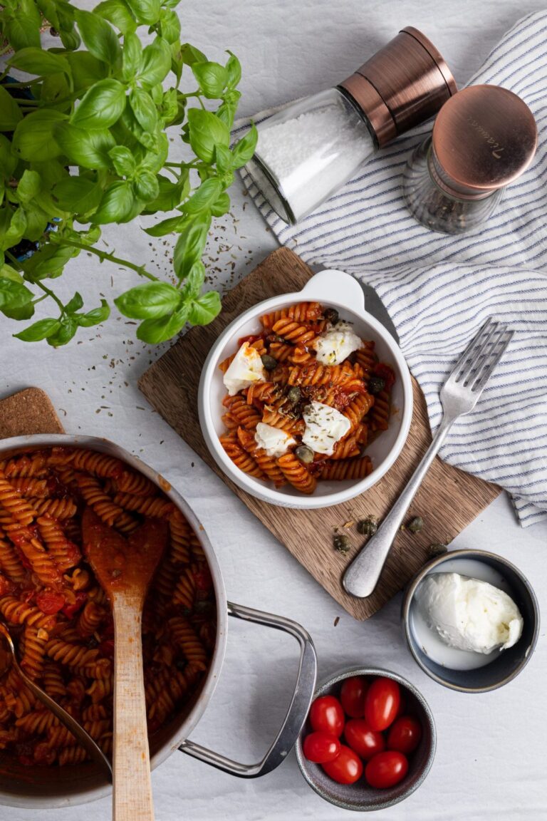 One Pot Pasta mit Tomaten