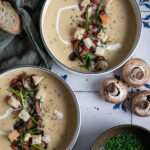 Französische Baguettesuppe