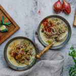 Kaese-Lauch-Suppe