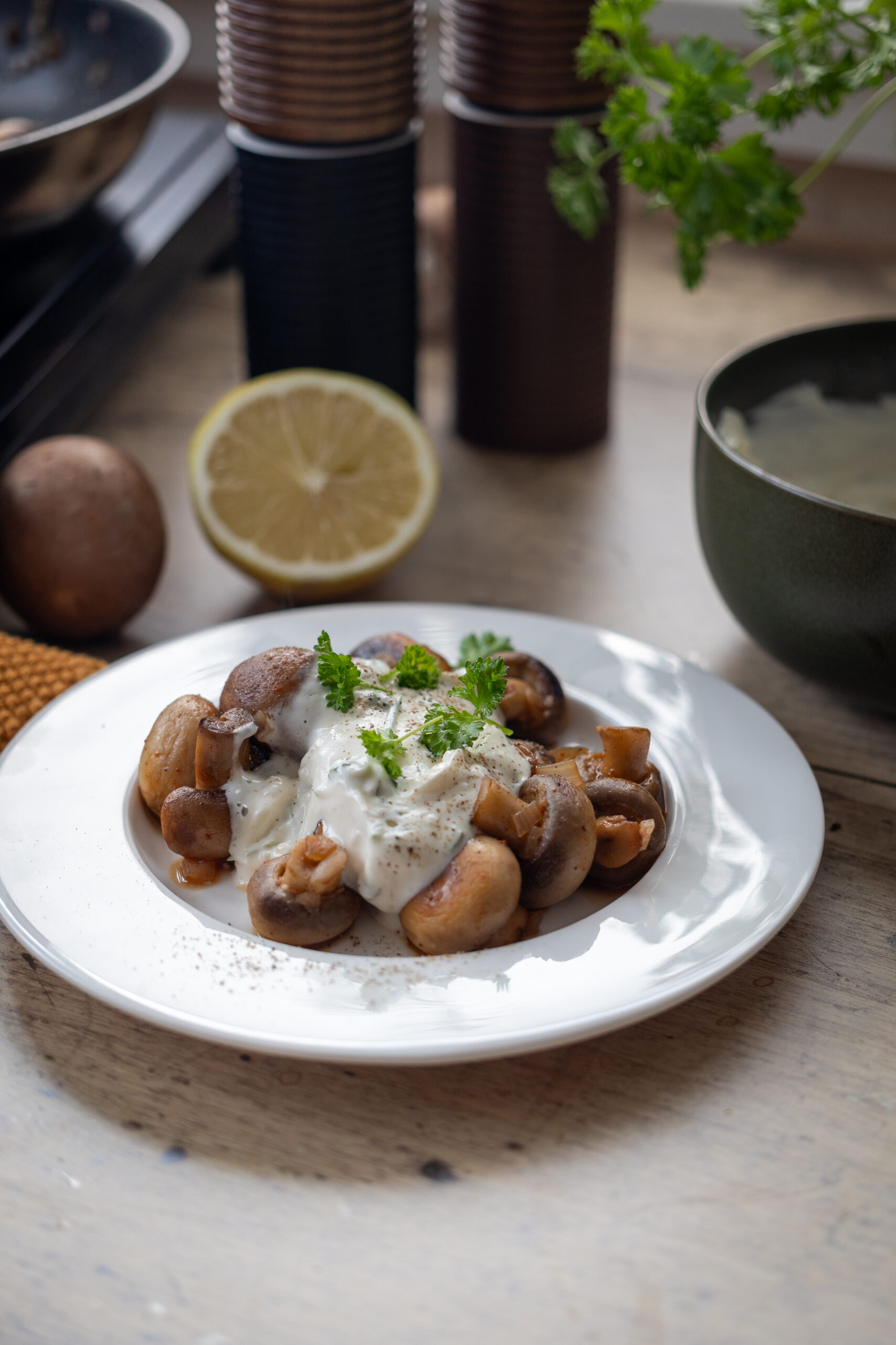 Champignons mit Knoblauchsauce – Weihnachtsmarkt-Feeling Zuhause_2